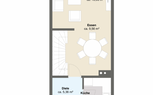 Stil­voll mo­der­ni­sier­tes Rei­hen­haus zum Wohlfühlen!